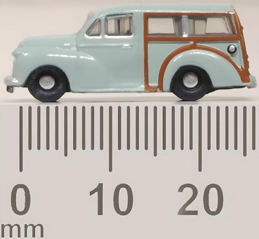 Oxford NMMT009 Morris Traveller Smoke Grey 1/148 Scale