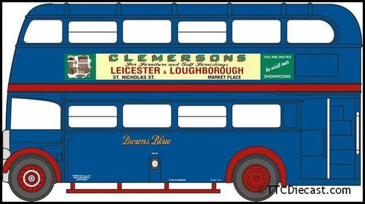 Oxford NRT007 RT Bus Browns Blue