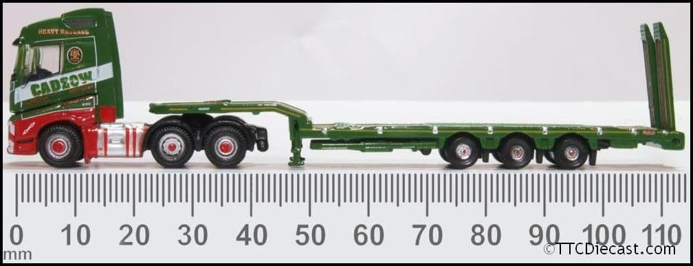 Oxford NVOL4007 Volvo FH4 Semi Low Loader Cadzow - N Gauge