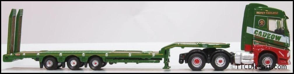 Oxford NVOL4007 Volvo FH4 Semi Low Loader Cadzow - N Gauge