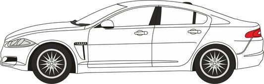 Oxford NXF005 Jaguar XF Polaris White 1/148 Scale