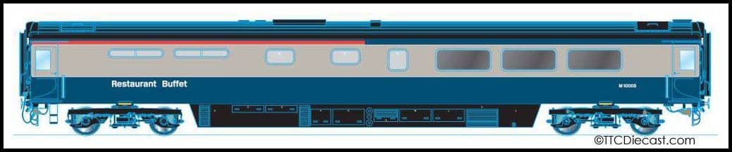 Oxford Rail OR763RB001B Mk3a RUB BR Blue & Grey M10005