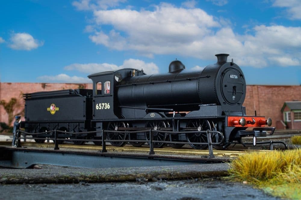 Oxford Rail OR76J26003XS J26 Loco BR Late 0-6-0 Class J26 65736 (Sound)