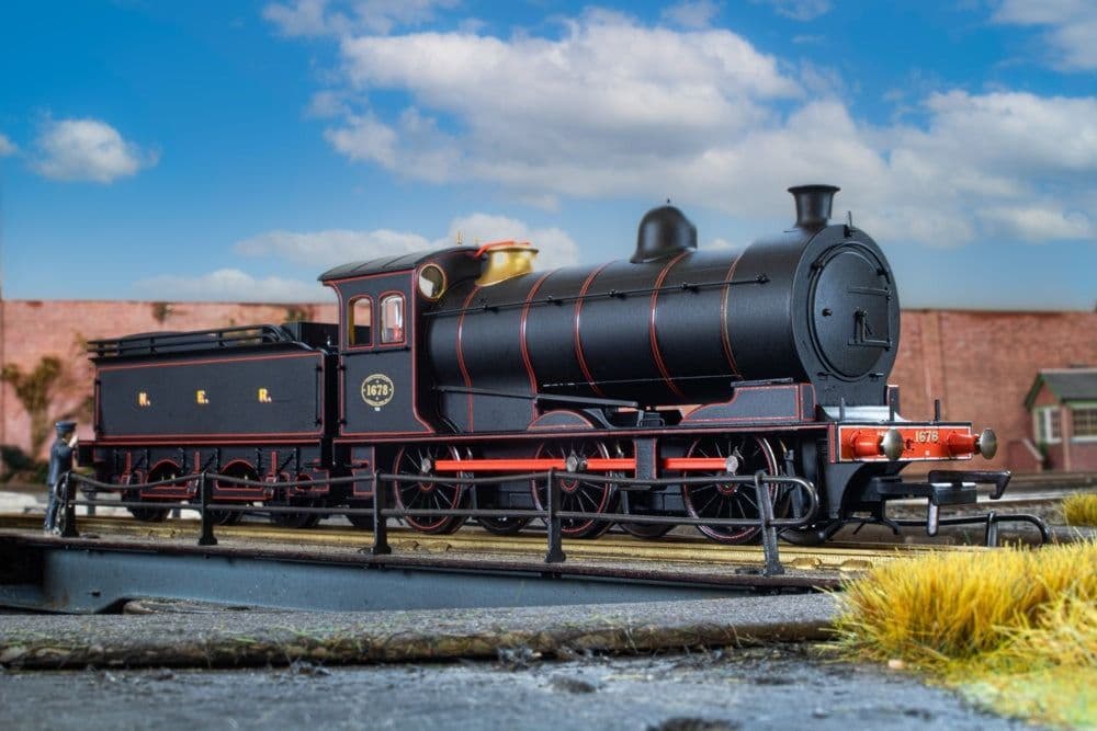 Oxford Rail OR76J26004 Class J26 0-6-0 NER P2 (lined black) 1678, OO Gauge