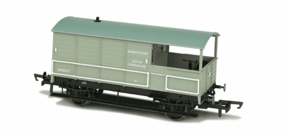 Oxford Rail OR76TOB003 Toad Brake Van BR Toad 4 Wheel Basingstoke 35717 *LAST FEW*