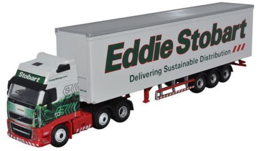 Oxford STOB017 Volvo FH12 Box Trailer - Eddie Stobart