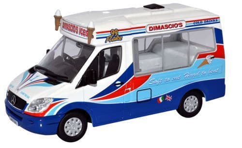Oxford WM002 Mercedes Ice Cream Van - Dimachio'S - 1/43 Scale