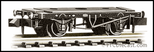 Peco NR-123 10ft Wheelbase wooden type solebars Chassis Kit