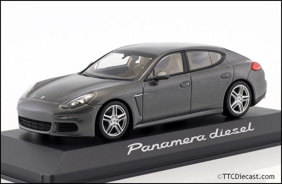 Porsche Dealer WAP 020 230 0G Porsche Panamera Diesel 2014 Agate Grey 1:43 Scale