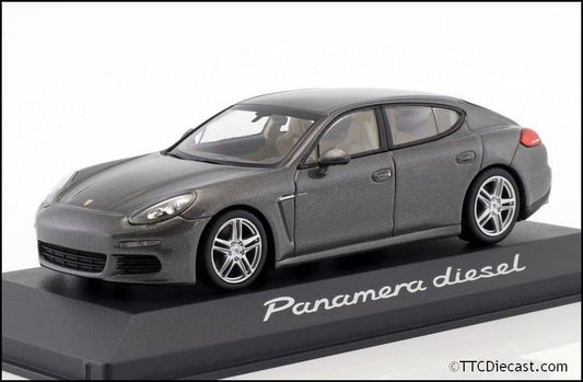 Porsche Dealer WAP 020 230 0G Porsche Panamera Diesel 2014 Agate Grey 1:43 Scale