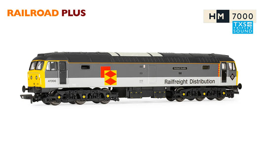 Hornby R30321TXS RailRoad Plus BR Railfreight, Class 47, Co-Co, 47188, OO Gauge *LAST ONE**