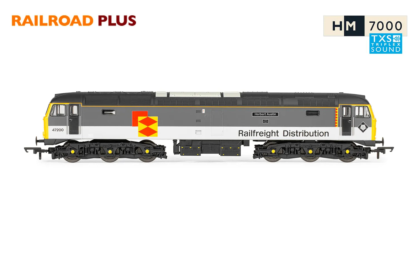 Hornby R30321TXS RailRoad Plus BR Railfreight, Class 47, Co-Co, 47188, OO Gauge *LAST ONE**