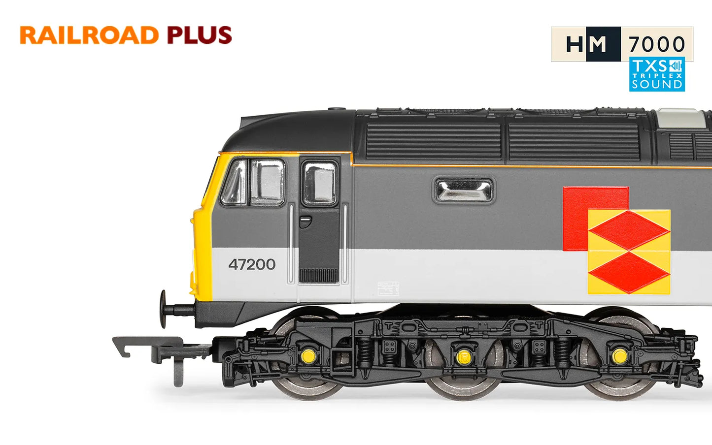 Hornby R30321TXS RailRoad Plus BR Railfreight, Class 47, Co-Co, 47188, OO Gauge *LAST ONE**