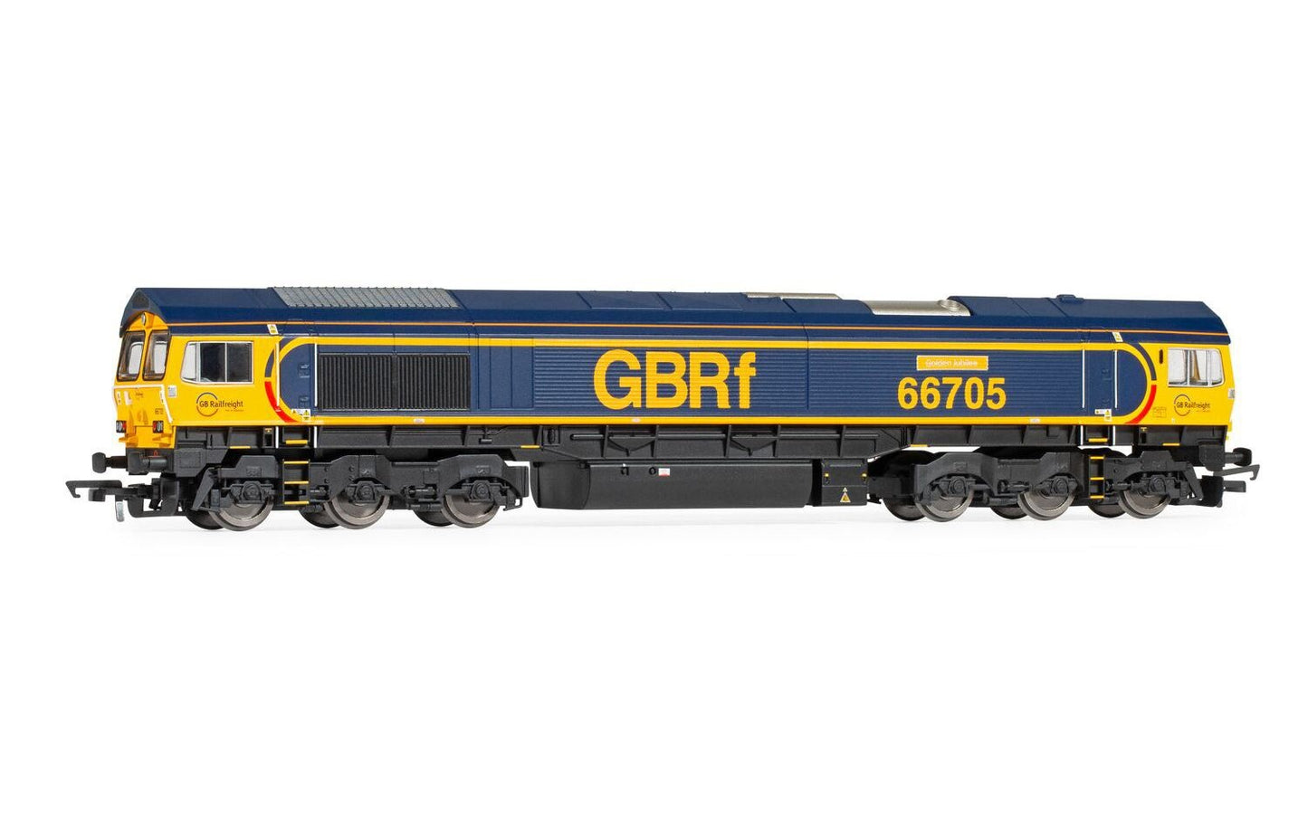 Hornby R30334 GBRf, Class 66, Co-Co, 66705 'Golden Jubilee', Era 9. OO Gauge