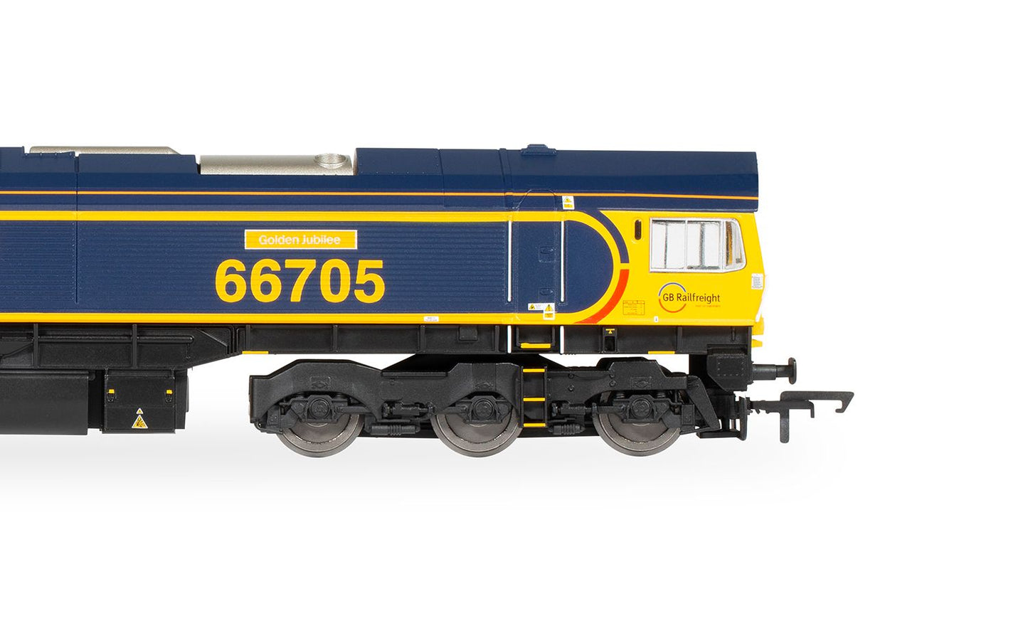 Hornby R30334 GBRf, Class 66, Co-Co, 66705 'Golden Jubilee', Era 9. OO Gauge