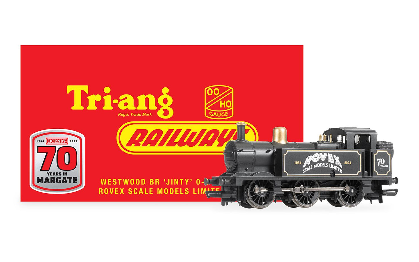 Hornby R30337 Hornby 70th: Westwood, BR Jinty Rovex Scale Models 1954 - 2024 - OO Gauge *LAST FEW*
