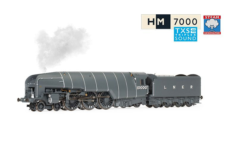 Hornby R30352SS LNER W1 Class 4-6-4 10000 Hush Hush With Steam Generator - Era 3 OO Gauge *PRE ORDER £292.49*
