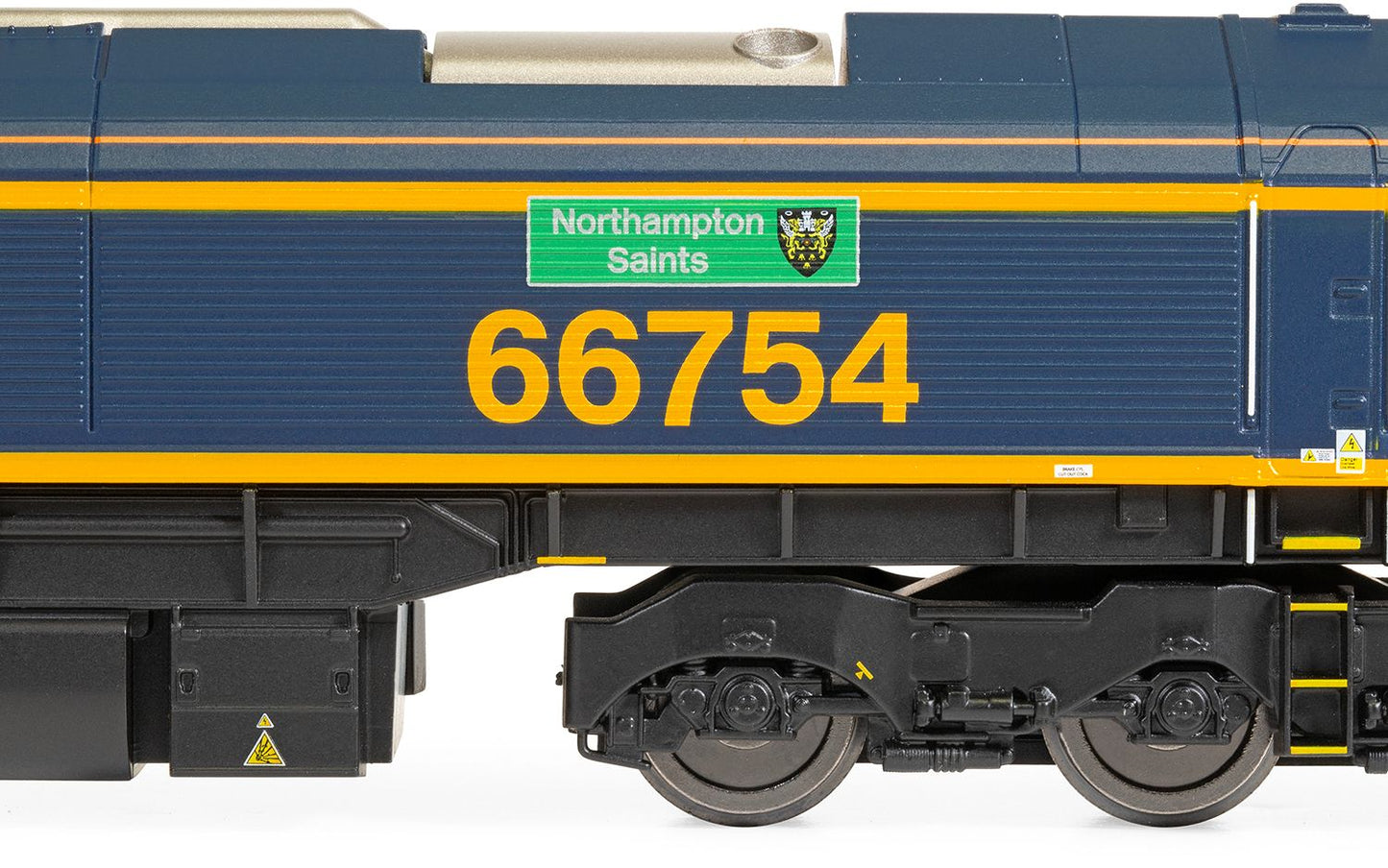 Hornby R30353TXS GBRf, Class 66 66754 'Northampton Saints' - Era 11 (Sound) - OO Gauge