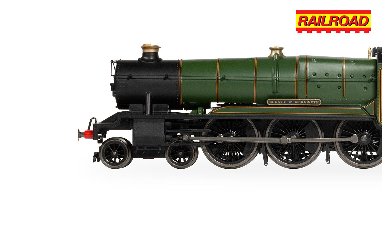 Hornby R30376 RailRoad GWR, Class 1000, 'County of Merioneth' Train Pack - Era 3, OO Gauge