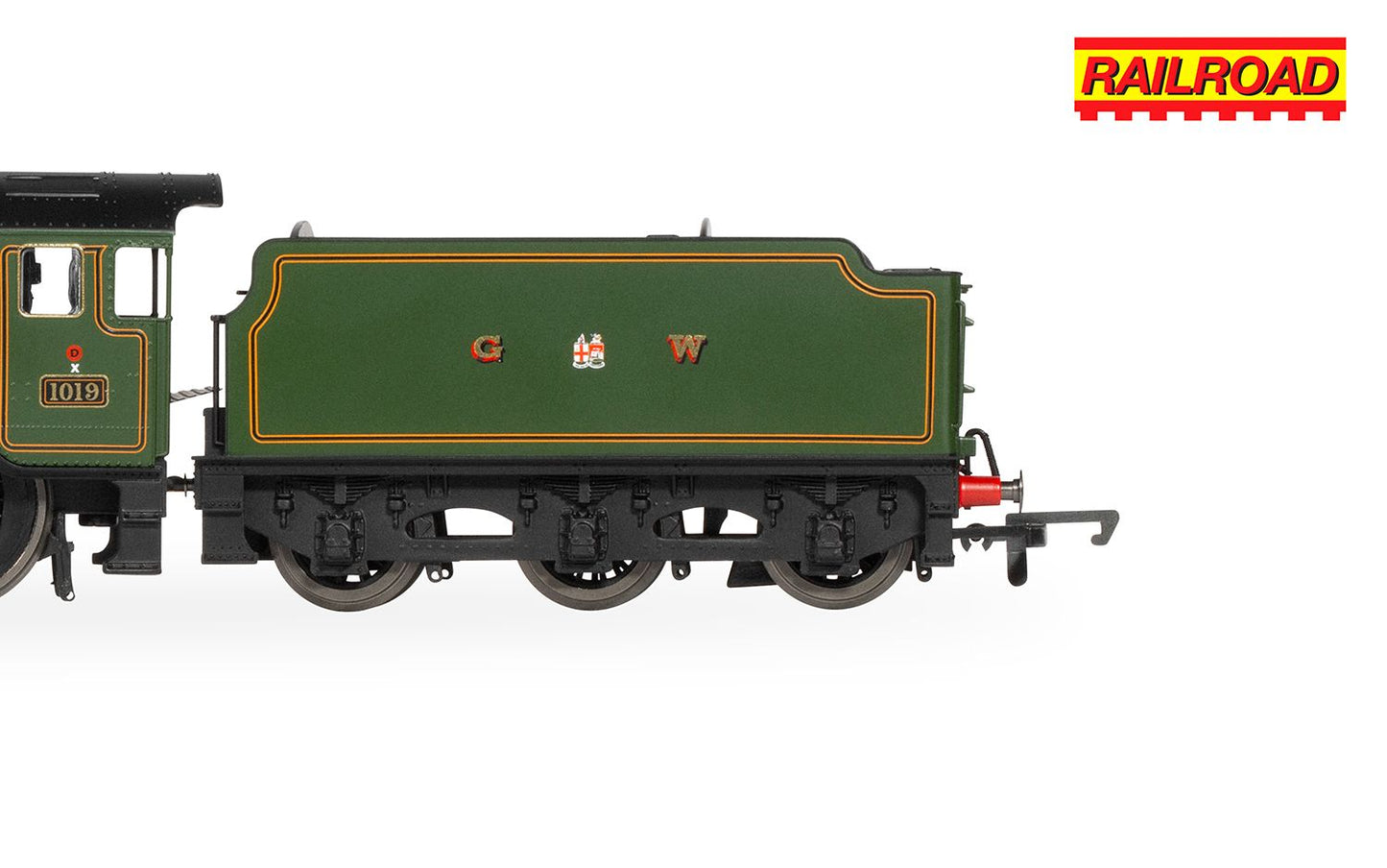 Hornby R30376 RailRoad GWR, Class 1000, 'County of Merioneth' Train Pack - Era 3, OO Gauge