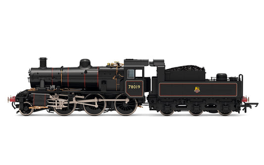 Hornby R30390 BR Standard 2MT - Early BR - Lined 78019 NE 12D, OO Gauge