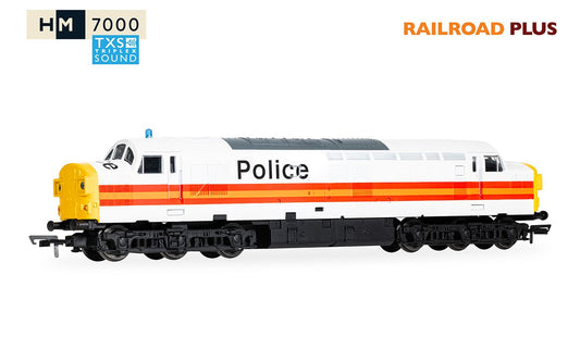 Hornby R30435TXS RailRoad - BR - Class 37 - '37093' Police Livery (DCC Sound Fitted) OO Gauge *PRE ORDER £134.99*