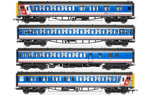 Hornby R30448 Network South East Class 423 4 VEP 3193, OO Gauge