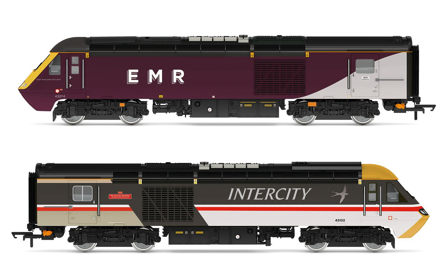 Hornby R30505 East Midlands Railway HST Train pack - EMR 43274 & Intercity 43102 OO Gauge *PRE ORDER £355.49*