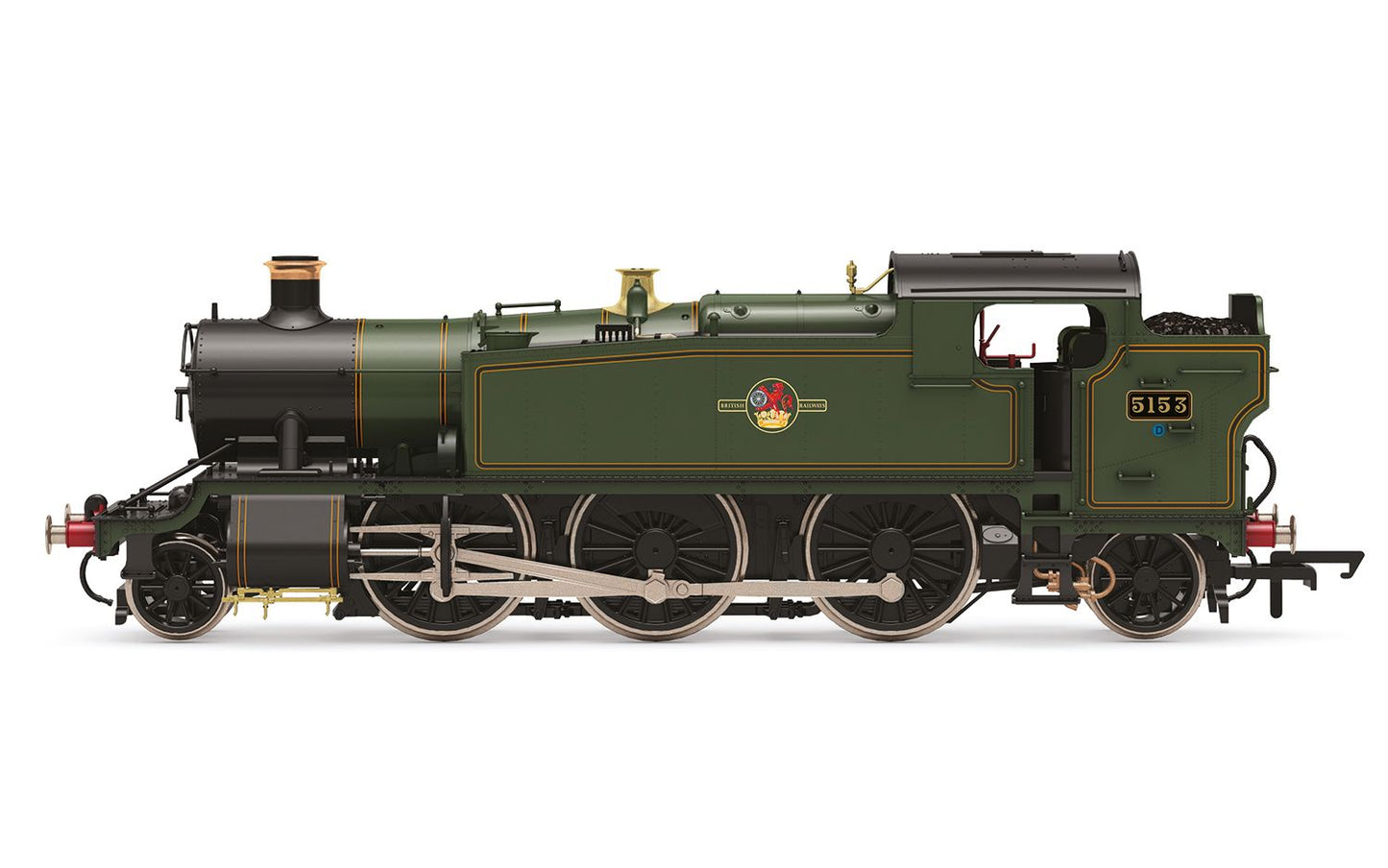 Hornby R30509 BR Late Class 5101 Large Prairie Locomotive 5153 OO Gauge *PRE ORDER £170.99*