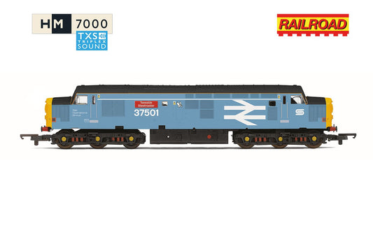 Hornby R30545TXS RailRoad British Steel Class 37 Teesside Steelmaster 37501 - Sound Fitted OO Gauge *PRE ORDER £134.99*