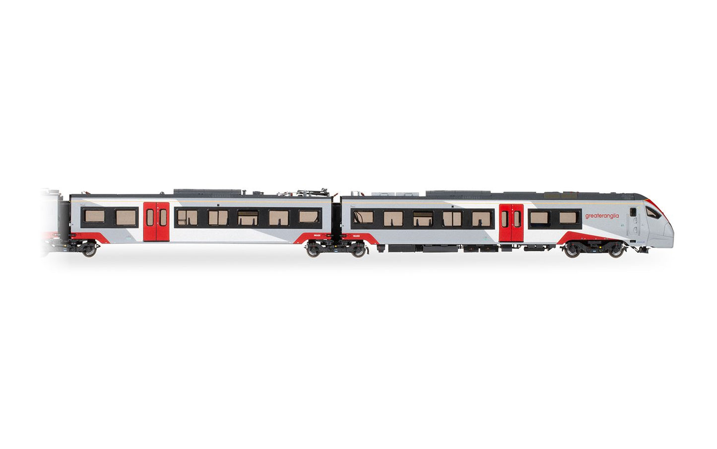 Hornby R3964 Greater Anglia, Class 755/4 'Flirt' 4 Car Train Pack - Era 11