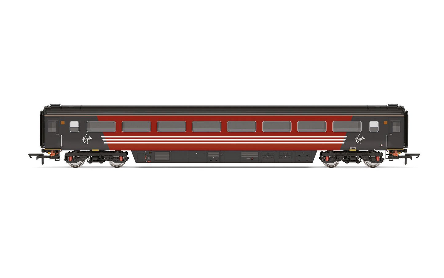 Hornby R40569 Virgin Mk3 Coach Pack (TS 42176, TS 42177, TS 42105 & TF 41059) OO Gauge *PRE ORDER £179.99*