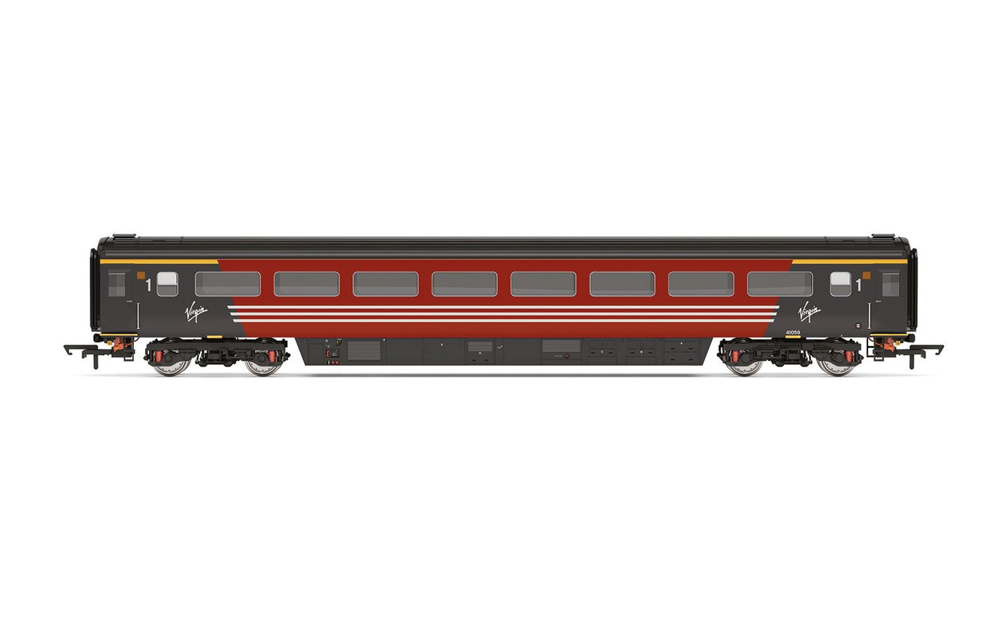 Hornby R40569 Virgin Mk3 Coach Pack (TS 42176, TS 42177, TS 42105 & TF 41059) OO Gauge *PRE ORDER £179.99*
