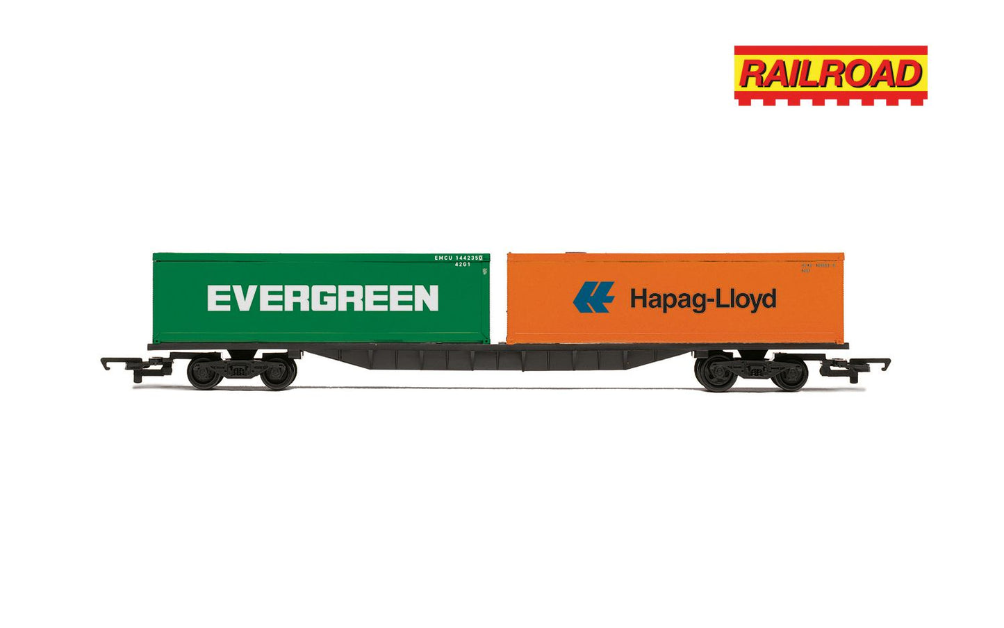 Hornby R60360 RailRoad BR FFA Container Wagon with two 30 containers OO Gauge *PRE ORDER £26.99*
