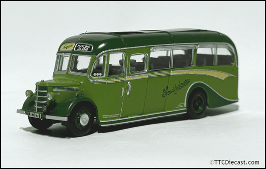 Rapido 920011 Bedford OB Duple Vista, Southdown, TTCDIECAST EXCLUSIVE, 1:76 Scale