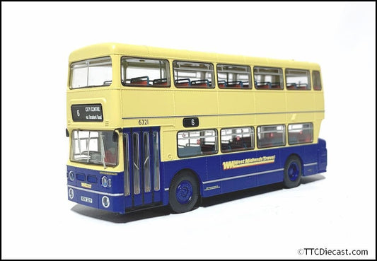 Rapido 901007, Leyland Fleetline, West Midlands Travel, 6321, 6 CITY CENTRE VIA STRATFORD ROAD