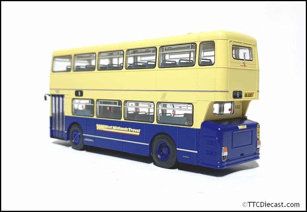 Rapido 901007, Leyland Fleetline, West Midlands Travel, 6321, 6 CITY CENTRE VIA STRATFORD ROAD