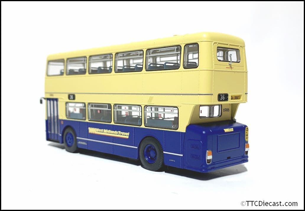 Rapido 901011, Leyland Fleetline, West Midlands Travel, 6986, 36 KERESLEY CITY VIA CITY
