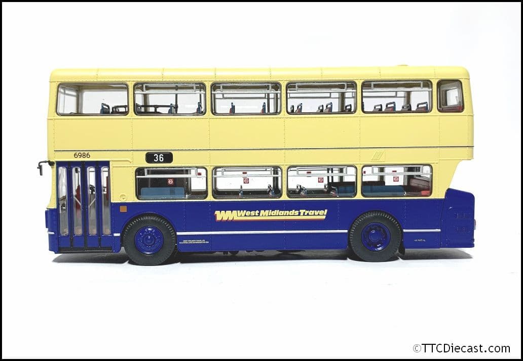 Rapido 901011, Leyland Fleetline, West Midlands Travel, 6986, 36 KERESLEY CITY VIA CITY