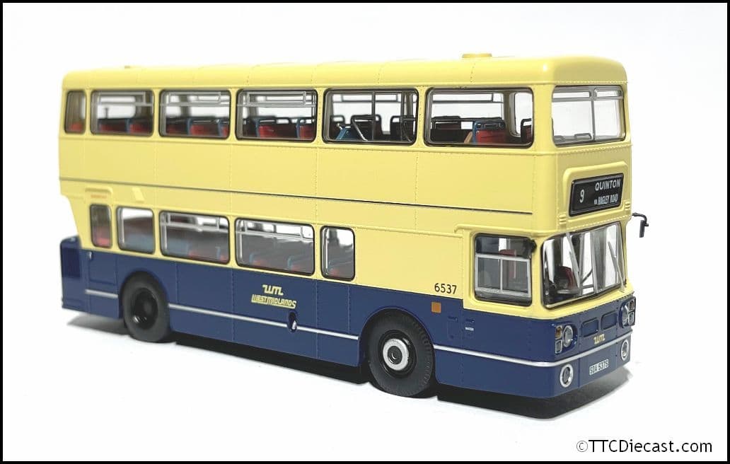 Rapido 901022, Leyland Fleetline, West Midlands PTE, 6537, 9 QUINTON *TTCDIECAST EXCLUSIVE*