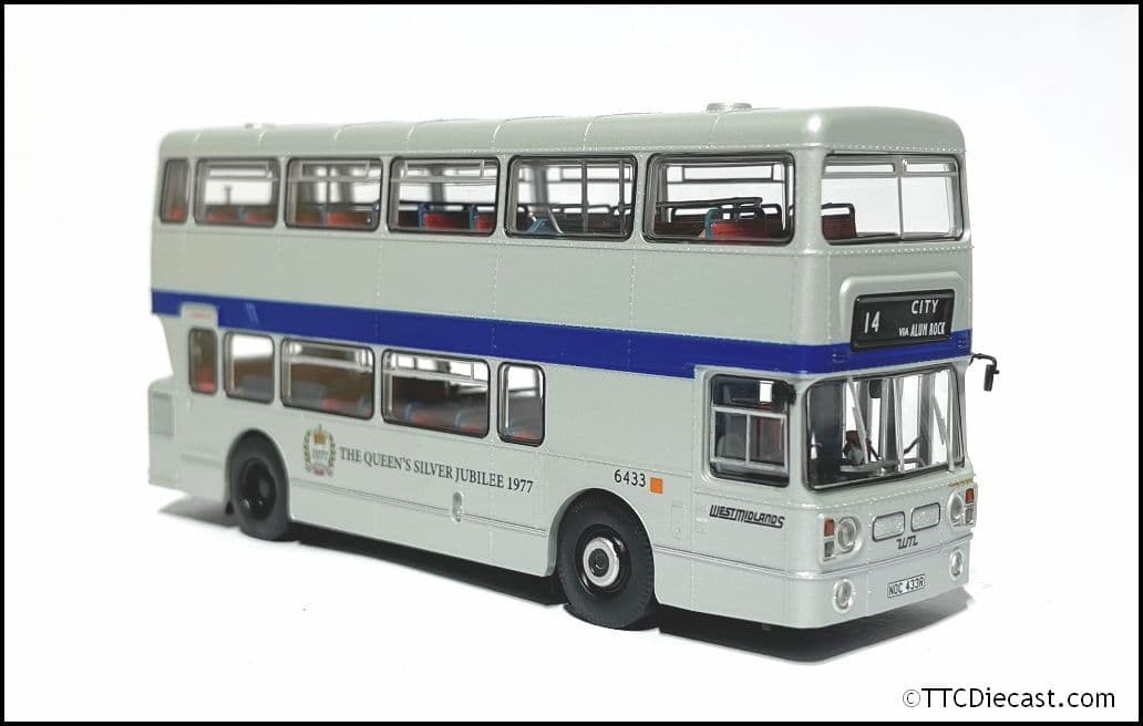 Rapido 901025, Leyland Fleetline, West Midlands PTE, Silver Jubilee 1977 Route 14 *TTC EXCLUSIVE*