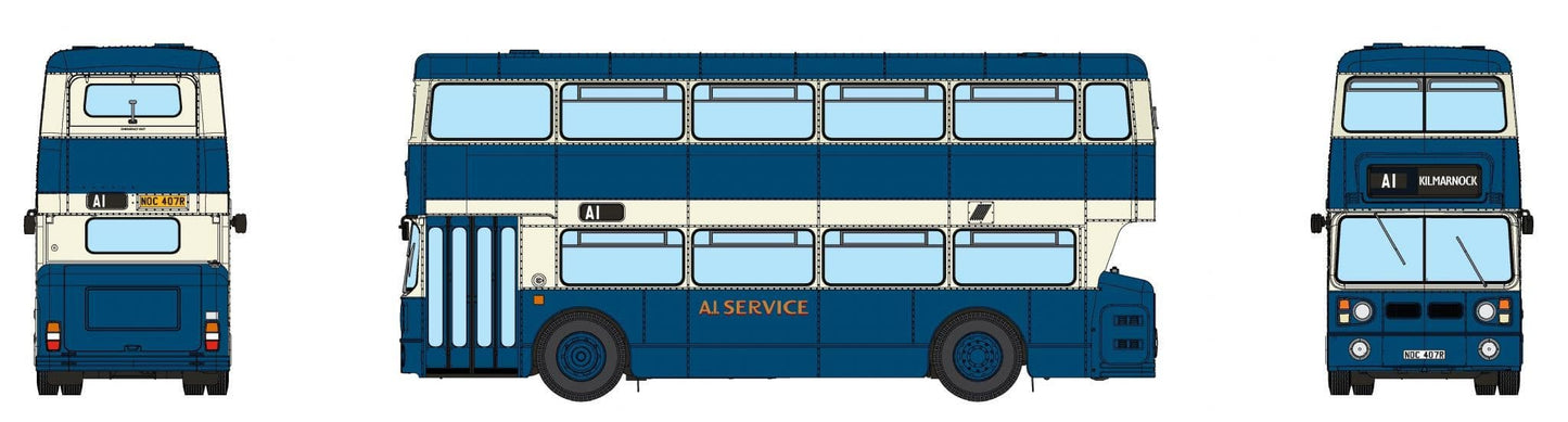 Rapido 901035, Leyland Fleetline A1 Service, A1 KILMARNOCK, 1:76 Scale *LAST FEW*