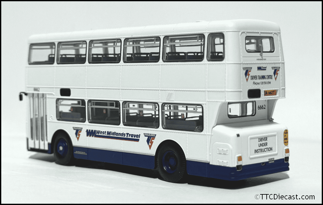 Rapido 901041 Fleetline WDA662T, West Midlands Travel Driver Trainer TTC EXC - 1:76 Scale