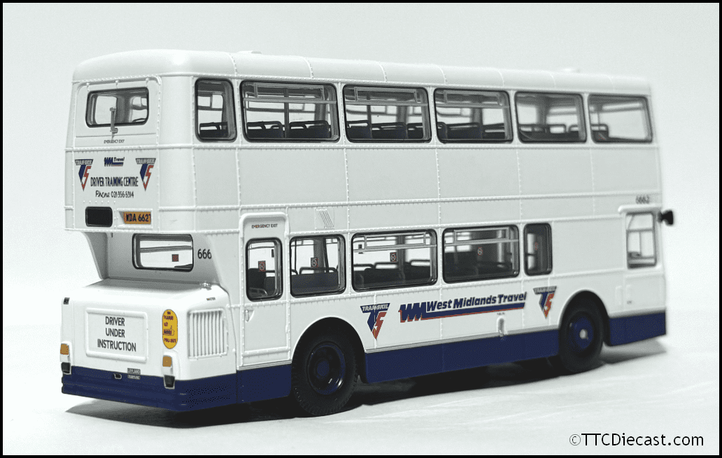 Rapido 901041 Fleetline WDA662T, West Midlands Travel Driver Trainer TTC EXC - 1:76 Scale