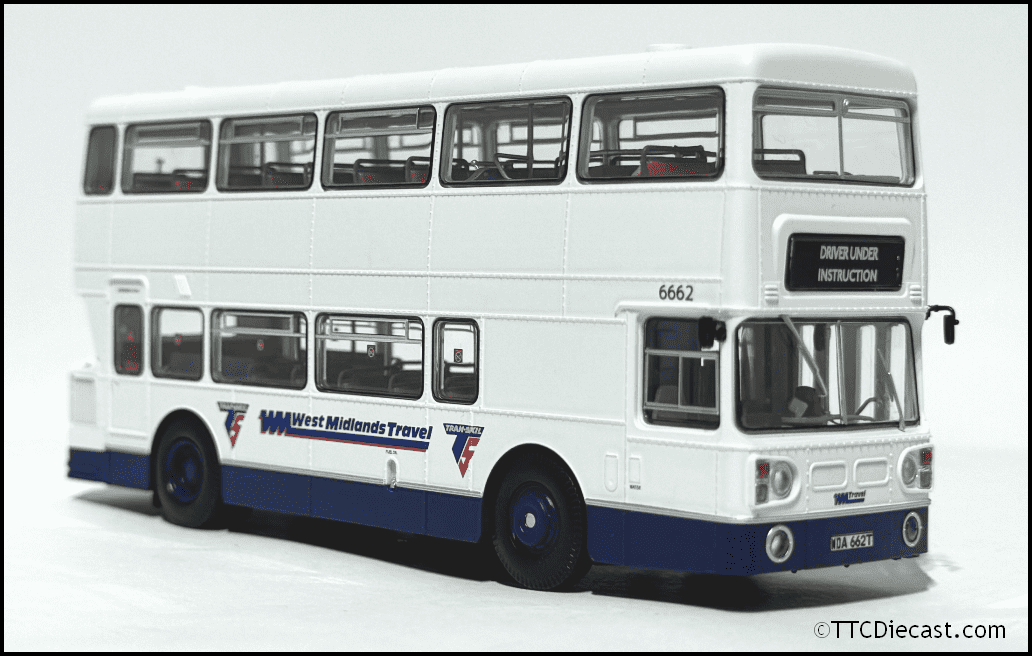 Rapido 901041 Fleetline WDA662T, West Midlands Travel Driver Trainer TTC EXC - 1:76 Scale