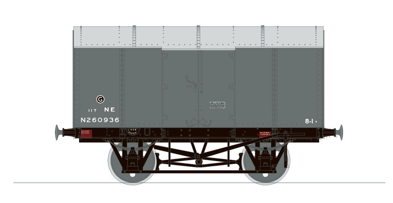 Rapido 902008 Gunpowder Van - LNER No.N260936 (RCH Pattern) OO Gauge
