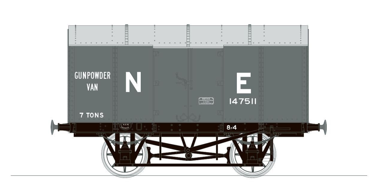 Rapido 902009 Gunpowder Van - LNER No.147511 (RCH Pattern) OO Gauge