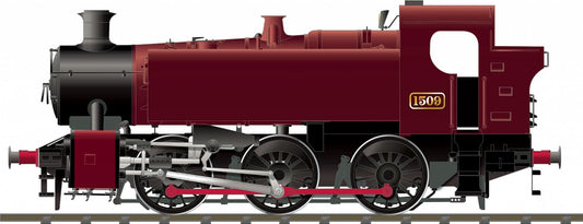 Rapido 904506 BR 15xx Pannier Tank - 1509 NCB Maroon - DCC SOUND - OO Gauge