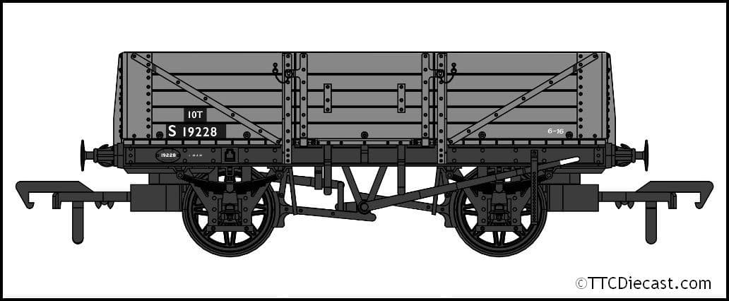 Rapido 906009 D1347 5 plank open - BR no.S19228 - OO Gauge