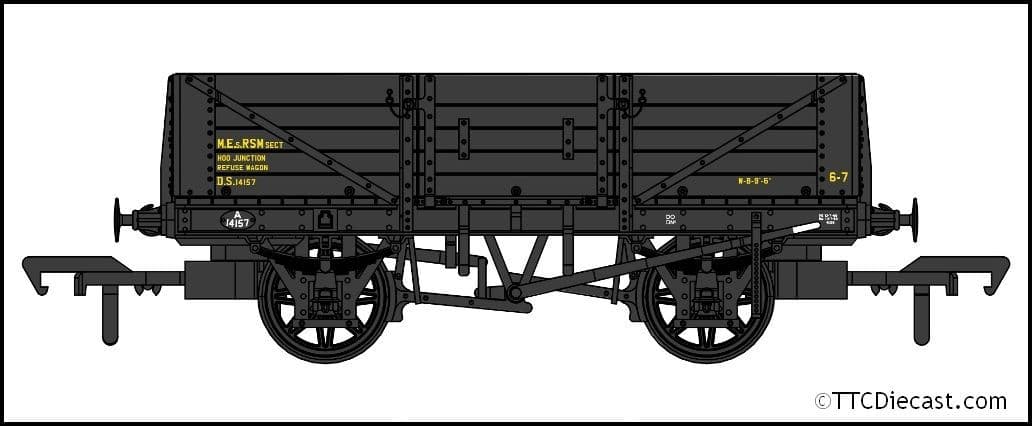 Rapido 906010 D1347 5 plank open - BR no.DS14157 - OO Gauge